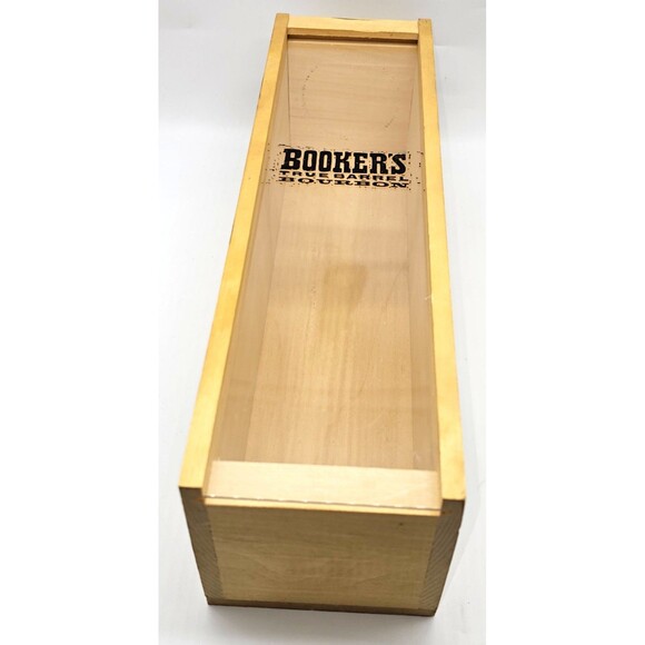 Bookers True Barrel Bouron Highest Grade Bourbon Wooden Container - Picture 3 of 8